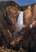 Albert Bierstadt Yellowstone Falls oil